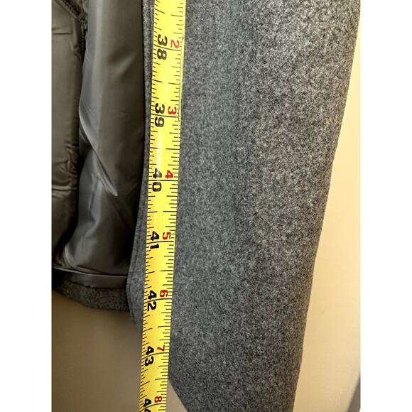 $116 Womens Long Oversized Coat Shein Anewsta Size S US 4 NEW Light Gray Lined - Picture 7 of 10